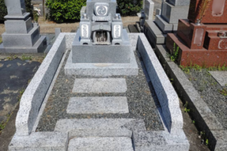 【墓石クリーニング】一宮市対応｜大府市｜水垢・汚れ除去・草取り｜施工事例