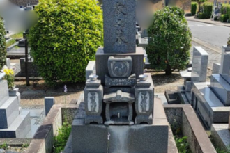 【戒名彫刻・色入れ】一宮市対応｜大府市｜文字補修・色入れ直し｜施工事例 Before