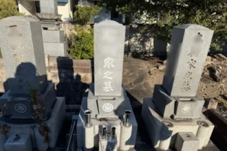 【追加戒名彫刻・色入れ直し】一宮市対応｜名古屋市千種区 覚王山日泰寺墓地｜線香ローソクセット交換｜施工事例