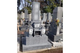 【新規墓石建立】一宮市対応｜大府市｜8寸三段墓石｜施工事例