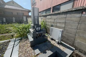 【追加戒名彫刻】一宮市 富塚墓地|墓誌への戒名追加彫刻|施工事例